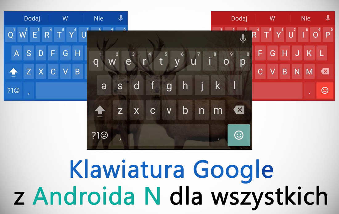 Instalacja Klawiatury z Androida N w starszym Androidzie