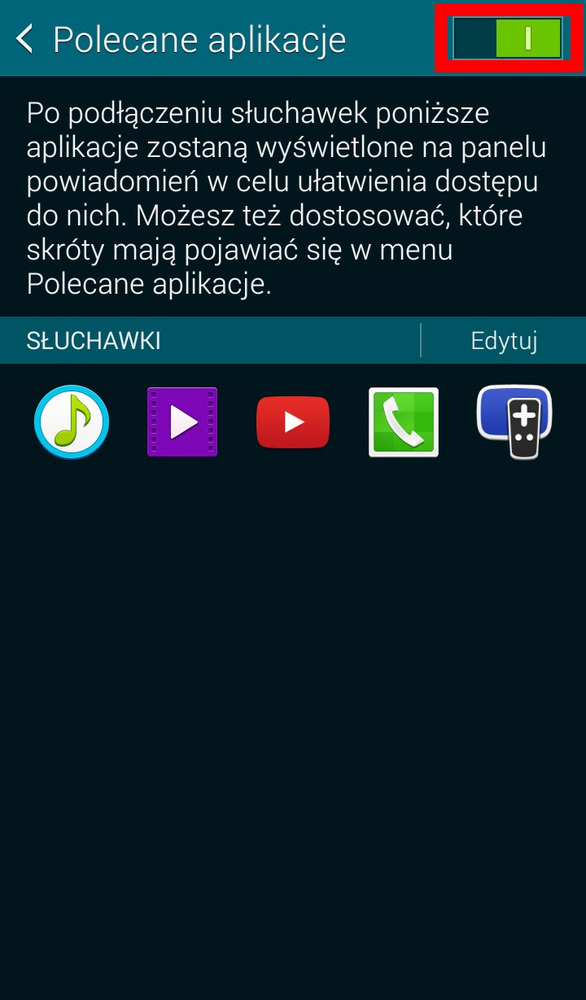 Wyłącz polecane aplikacje w Galaxy