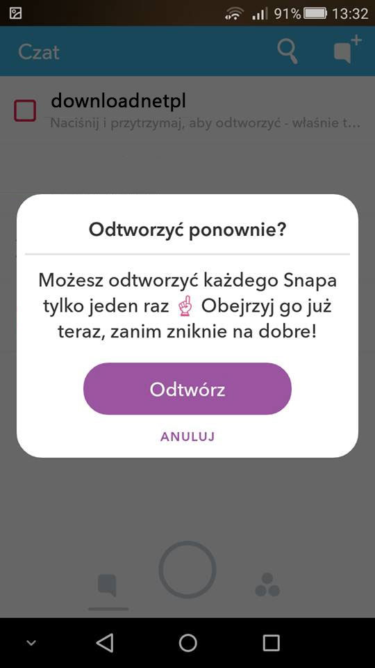 Pytanie o ponowne odtworzenie snapa