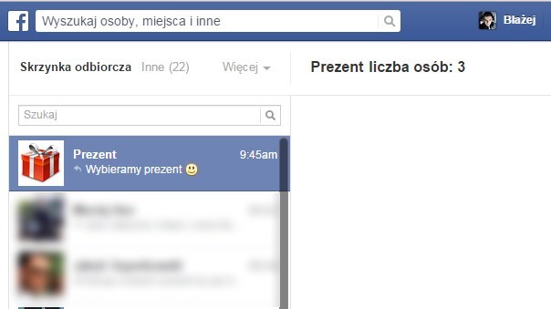 Facebook - zmieniona nazwa i ikona rozmowy