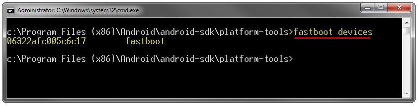 Fastboot Devices