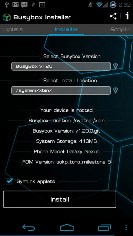 Instalacja BusyBox