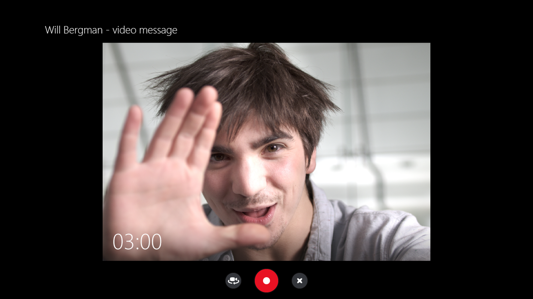 Skype - pobieranie wiadomości wideo