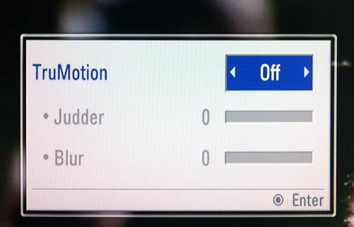 Wyłączanie funkcji TruMotion w LG