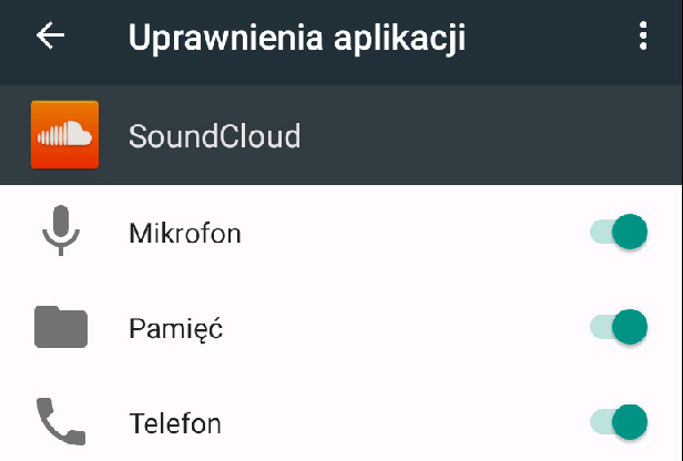 Zarządzanie uprawnieniami aplikacji w Androidzie 6.0