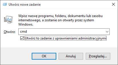 Uruchamianie CMD