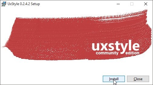 UxStyle - instalacja