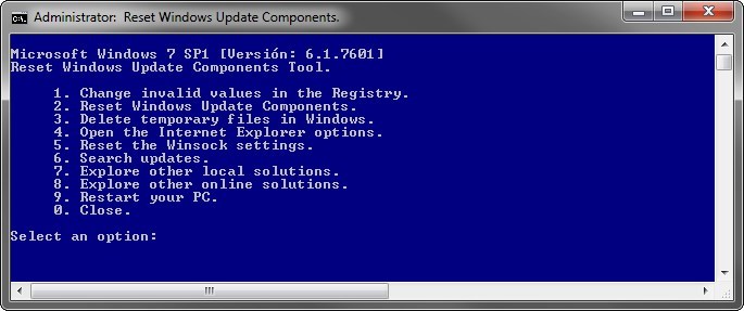 Reset Windows Update Components