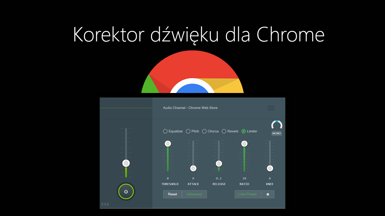 Chrome - dodawanie korektora dźwięku