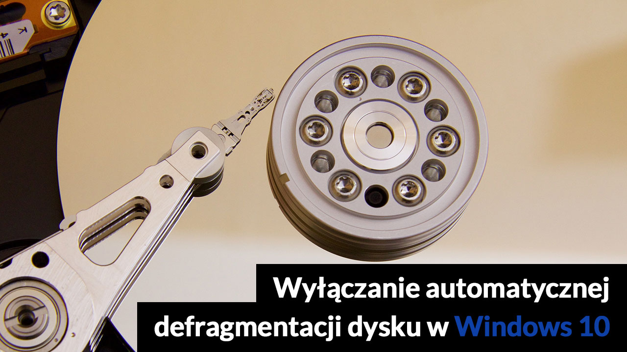 Wyłączanie automatycznej defragmentacji dysków