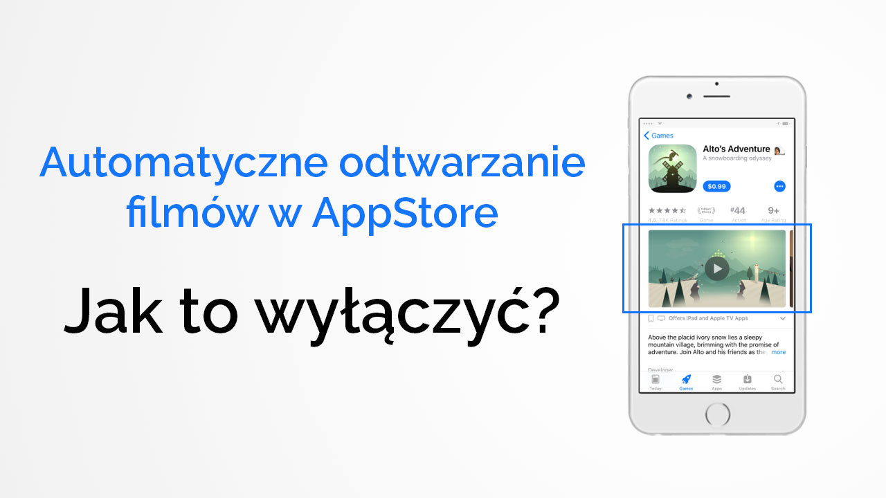 Wyłączanie automatycznego odtwarzania wideo w iOS 11