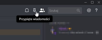 Odczytaj przypięte wiadomości