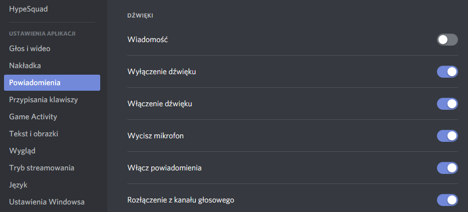 Wycisz dźwięki na Discordzie