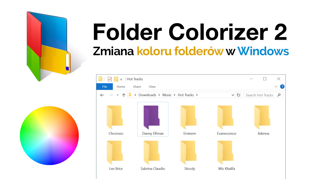 Jak zmienić kolory folderów w Windows 10