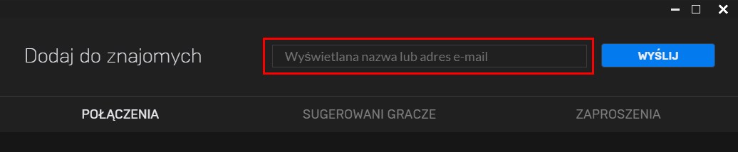 Dodaj do znajomych osobę z dowolnej platformy