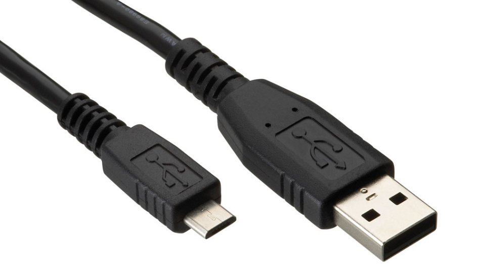 Zmień kabel lub port USB
