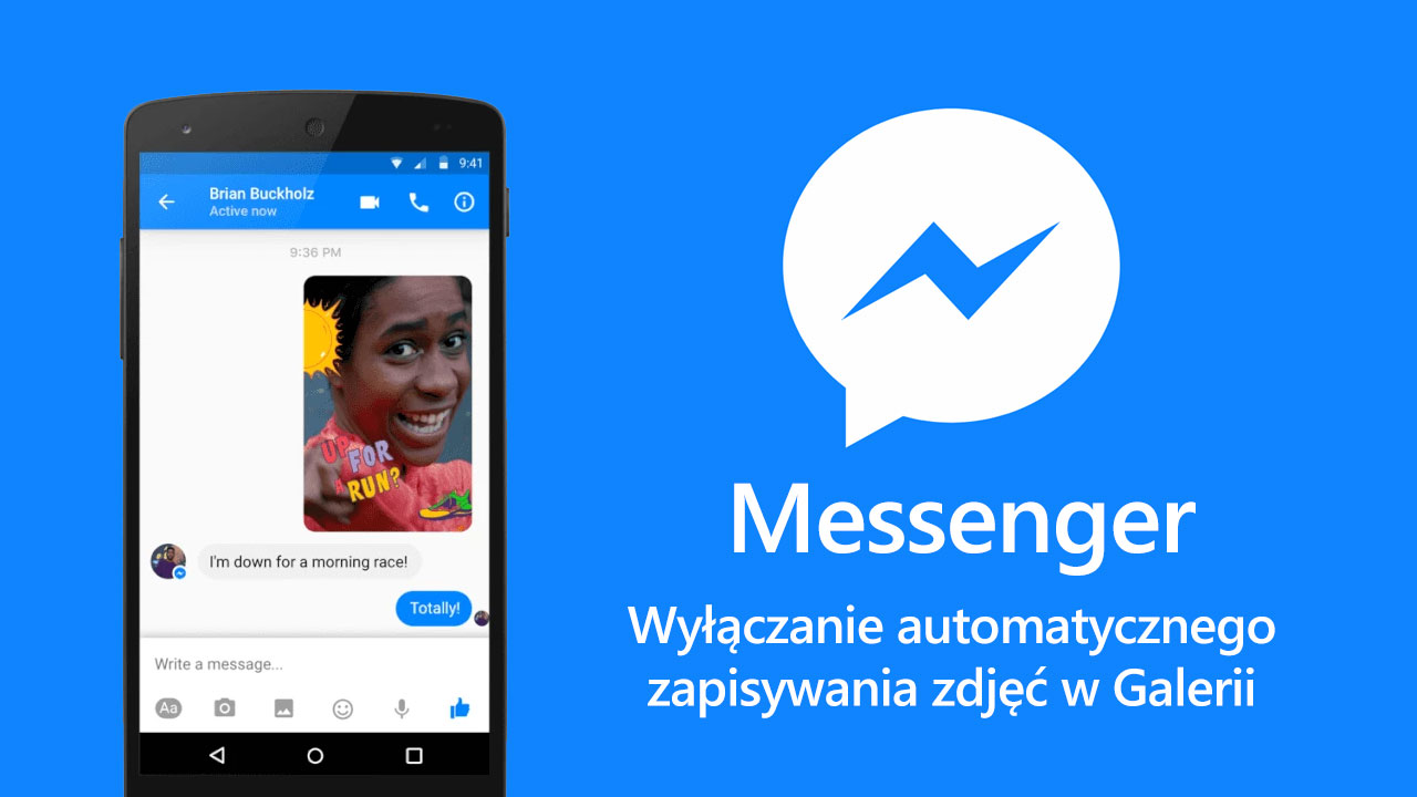 Messenger - wyłączanie automatycznego zapisu zdjęć