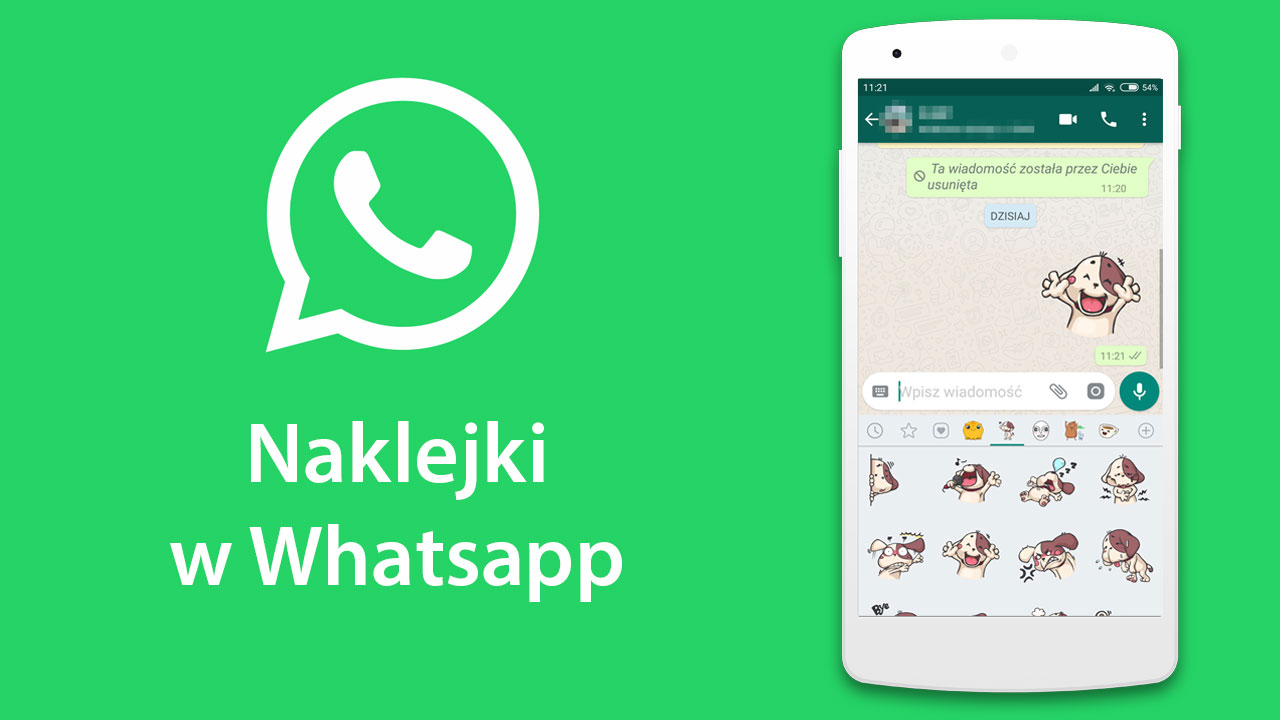 Wysyłanie naklejek w Whatsapp