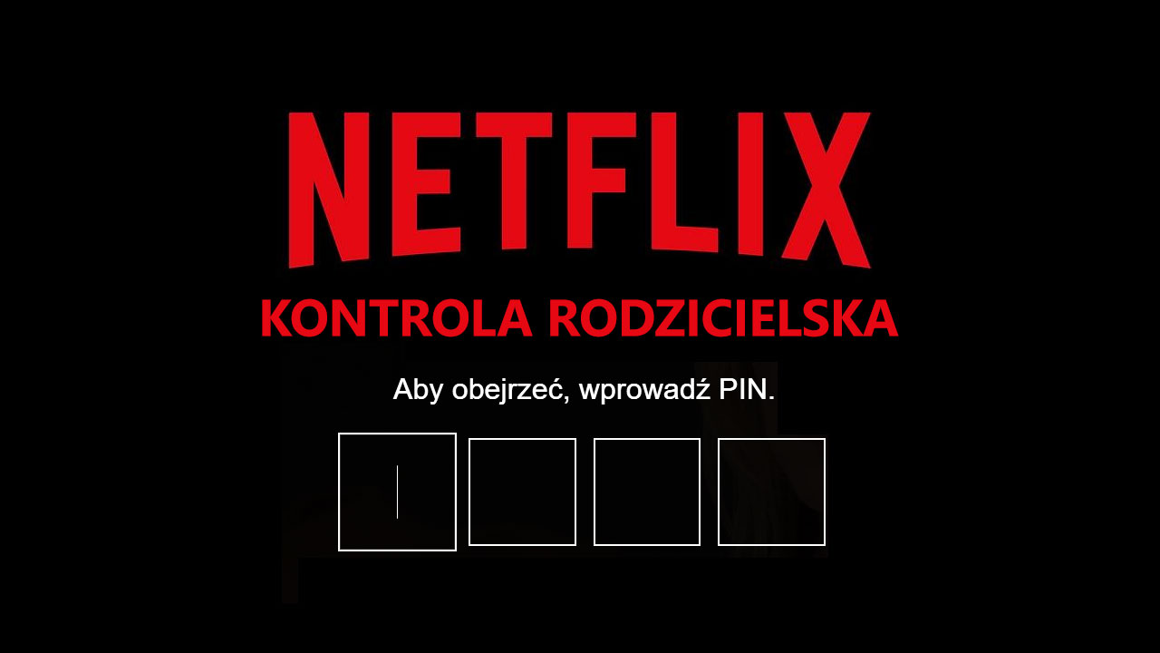 Netflix - ustawienia kontroli rodzicielskiej