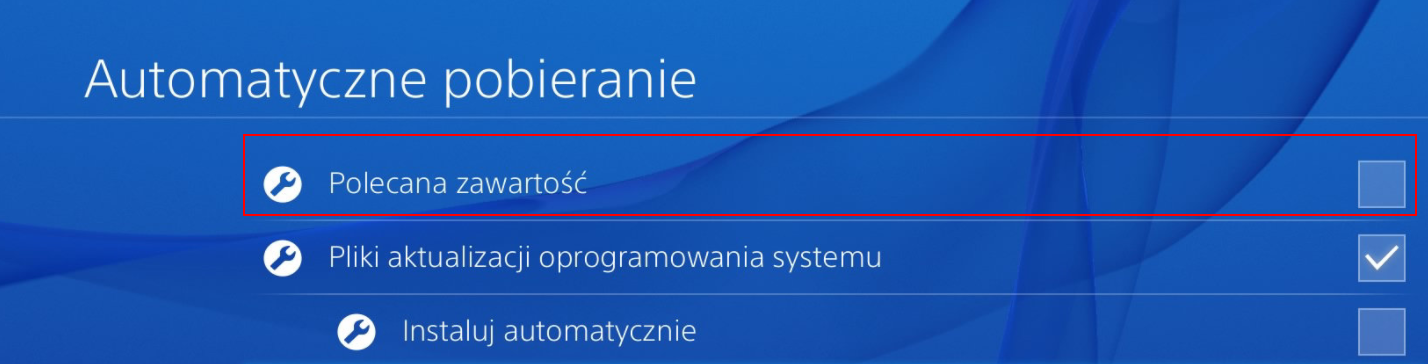 Wyłącz polecaną zawartość w PS4, aby usunąć reklamy