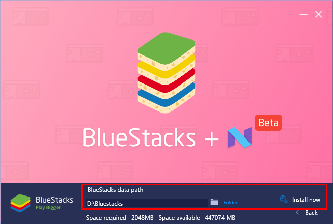 Zainstaluj Bluestacks