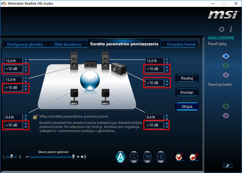 Włącz wzmocnienie głośności w ustawieniach Realtek