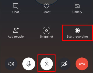 Skype - nagrywanie rozmowy w wersji mobilnej