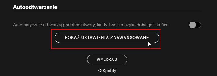 Wejdź do zaawansowanych opcji