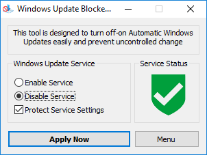 Windows Update Blocker - wyłącz usługę Windows Update