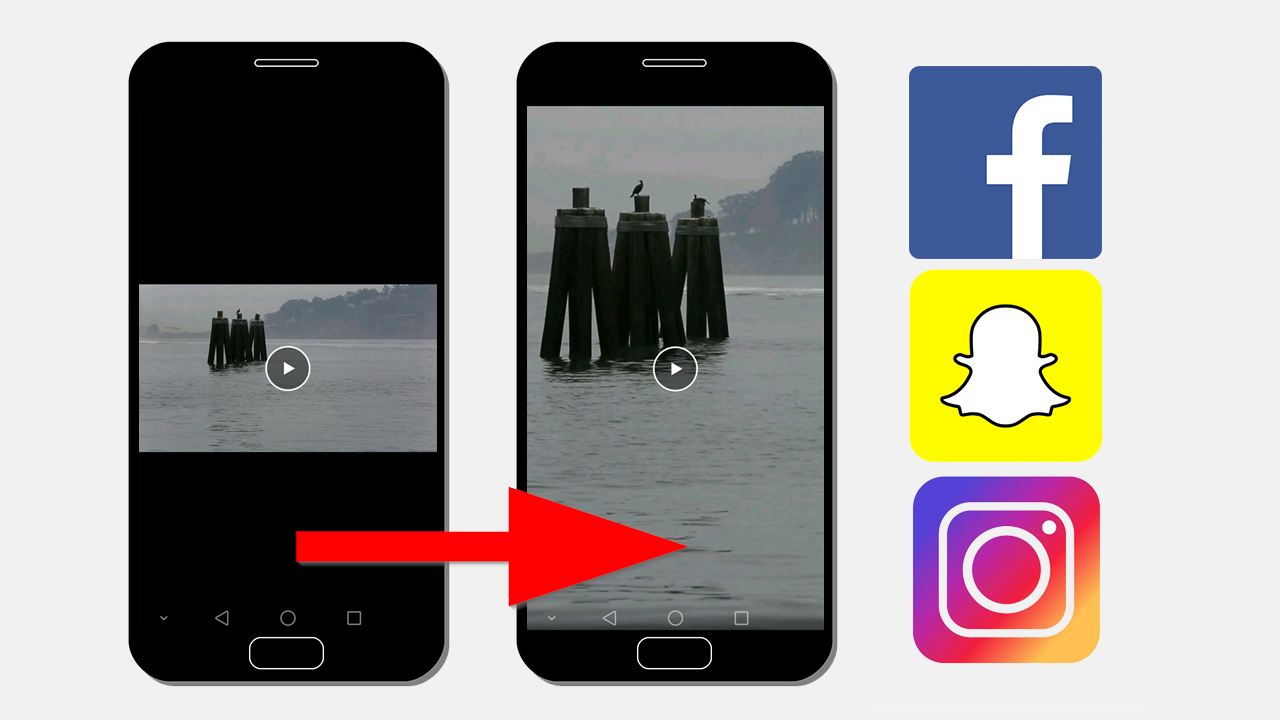 Przycinanie wideo na Facebooka, Snapchata i Instagram