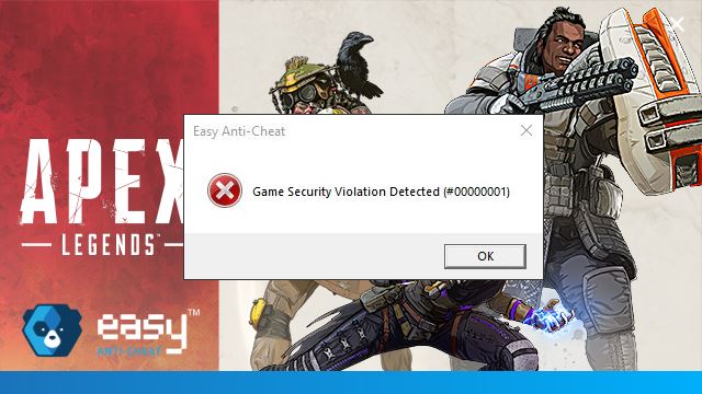 Anti cheat не дает запустить игру. Apex ошибка. Ошибка Апекс легенд. Easy Anti-Cheat game Security Violation detected #00000001. Игры с easy Anti Cheat.