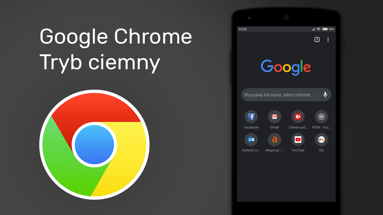 Jak włączyć tryb ciemny w Chrome 74 na Androidzie