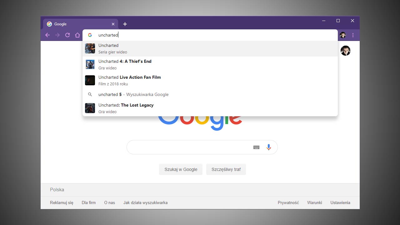 Jak wyłączyć obrazki w sugestiach wyszukiwania w Chrome