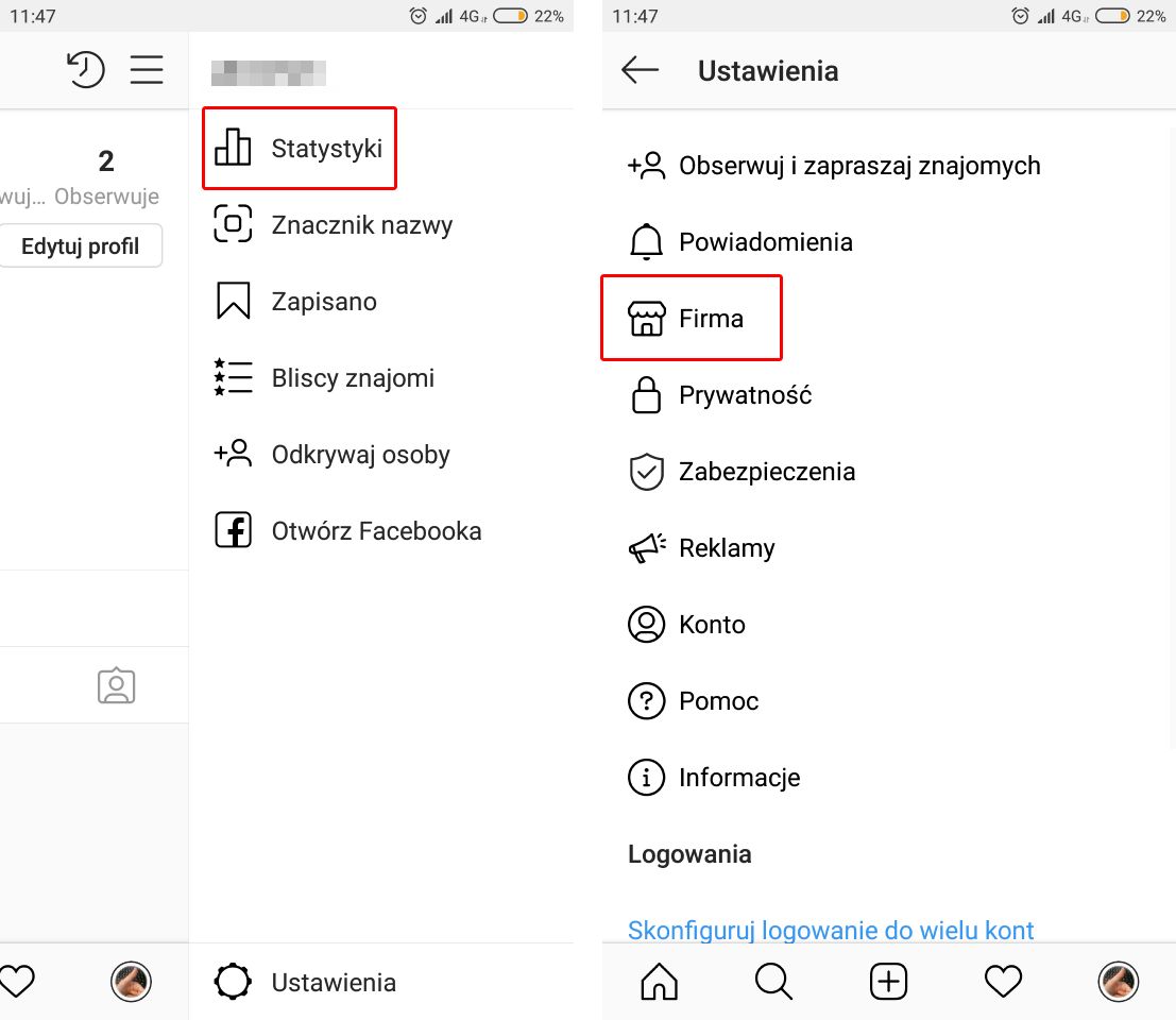 Nowe funkcje na koncie firmowym w Instagramie