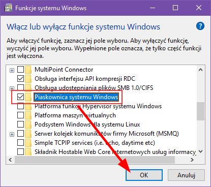 Włącz funkcję piaskownicy w Windows 10