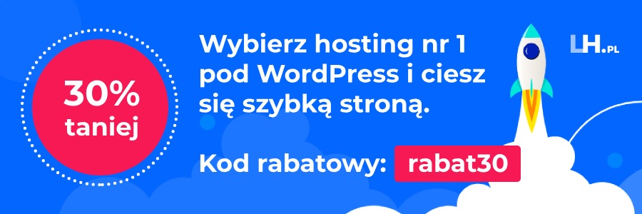 Skorzystaj z kodu rabatowego na hosting w LH.pl