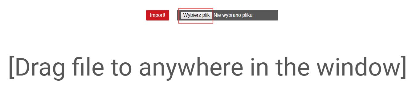 Wybierz plik z listą subskrypcji