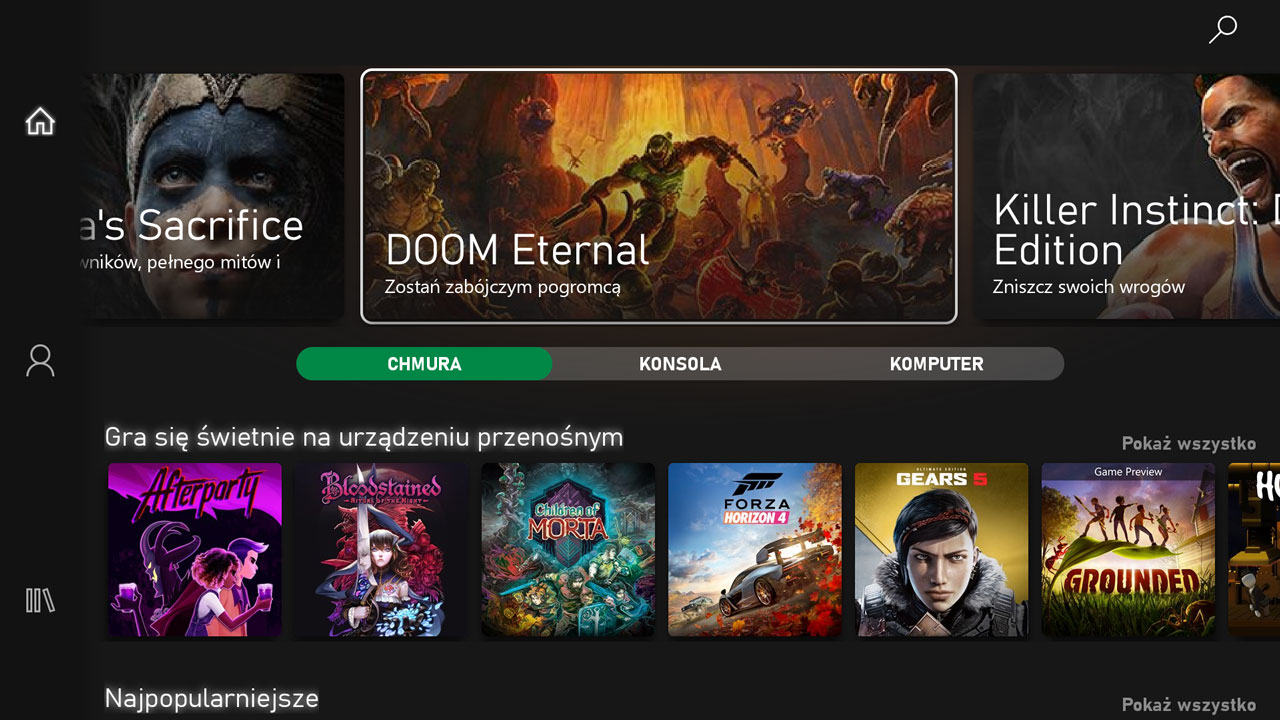 Xbox Game Pass na Android TV