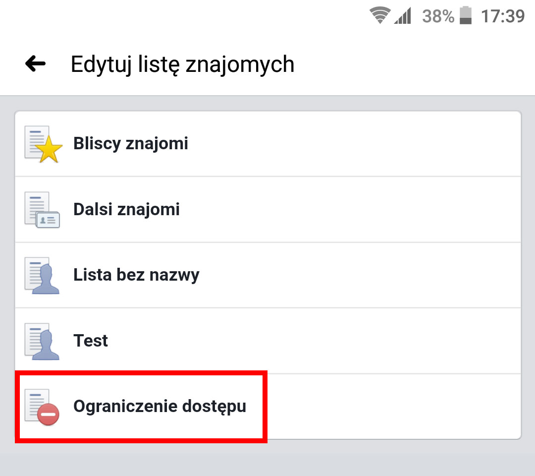 Dodaj użytkownika do ograniczonego dostępu w Androidzie