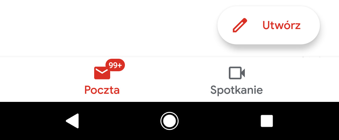 Gmail - zakładka Spotkanie