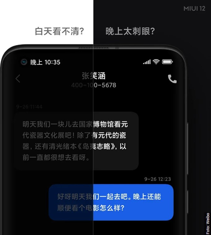 MIUI 12 - tryb ciemny