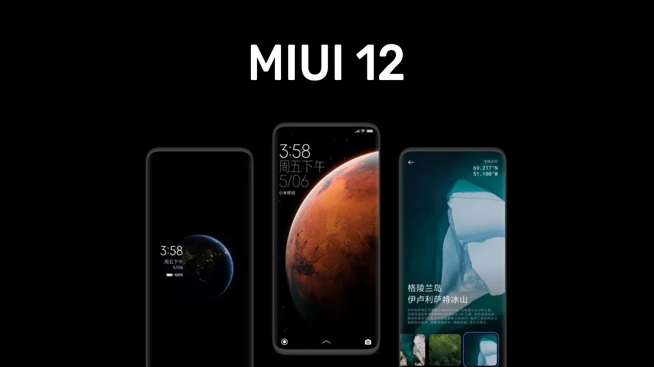 MIUI 12 - panel sterowania