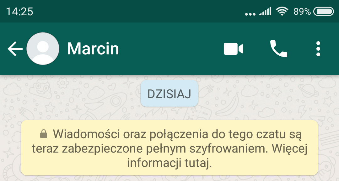 Sprawdź, czy widzisz awatar i status znajomego