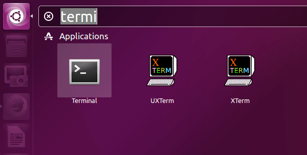 Uruchom Terminal w Ubuntu
