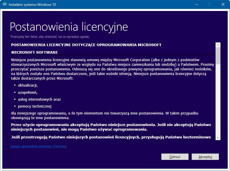 Postanowienia licencyjne narzędzia do usuwania Crapware