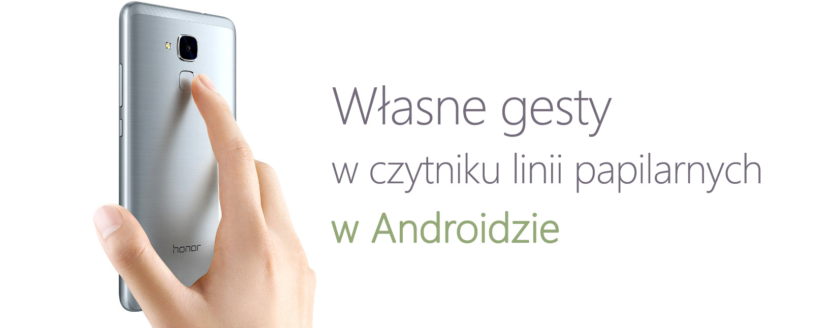 Jak dodać własne gesty do czytnika linii papilarnych w Androidzie