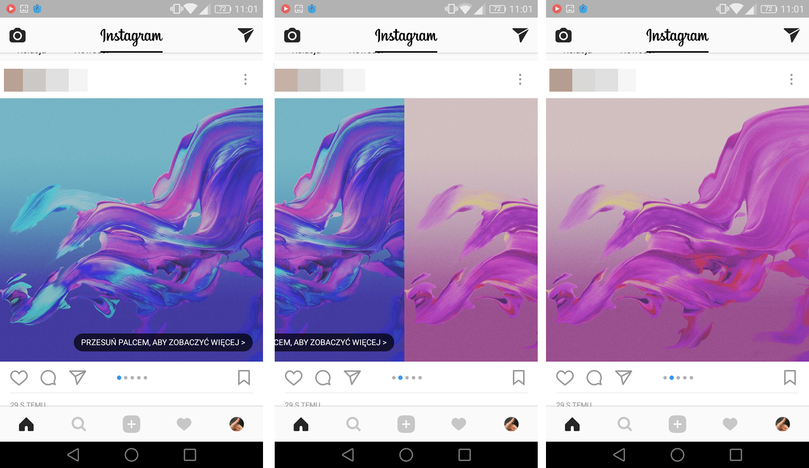 Instagram - galeria w jednym poście