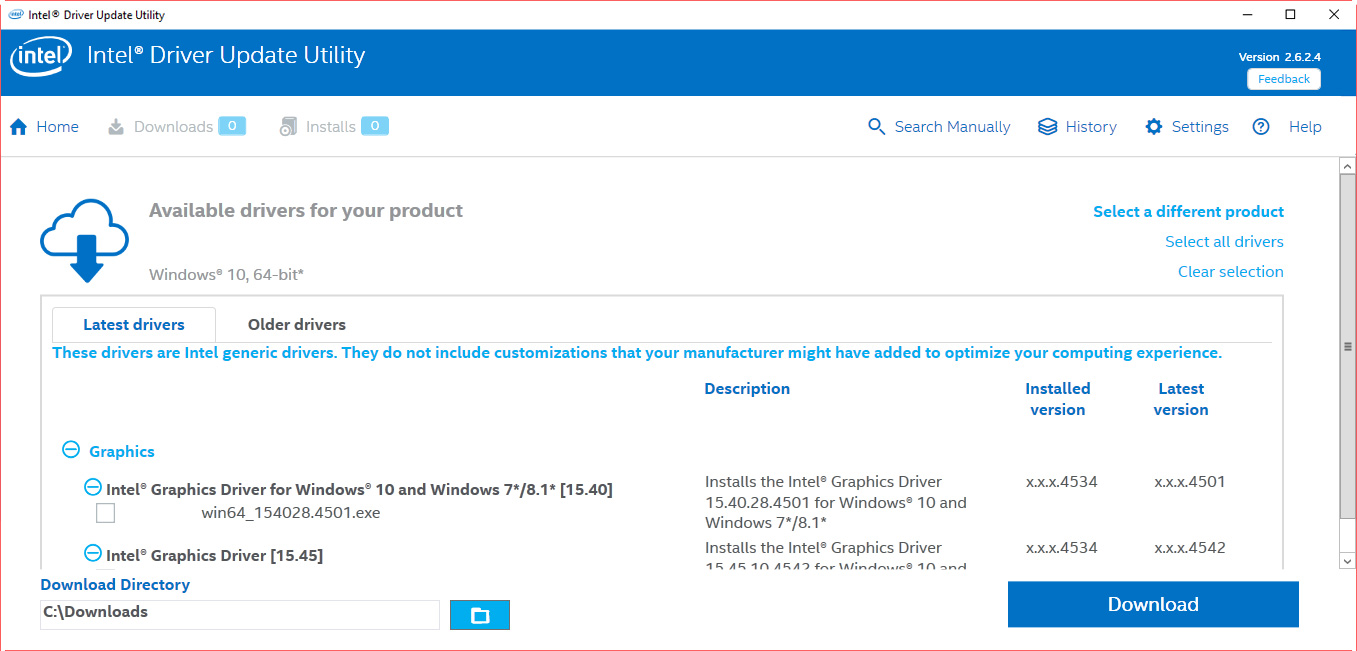 Intel Update Driver Utility - pobieranie i instalacja sterowników