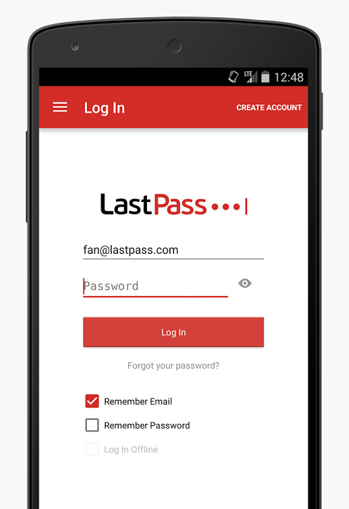Last Pass - wersja mobilna