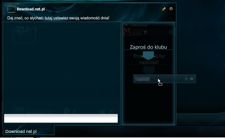 Zapraszanie do klubu w League of Legends